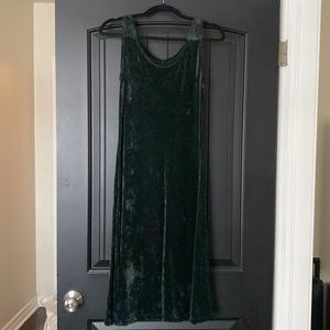 Vintage velvet midi dress